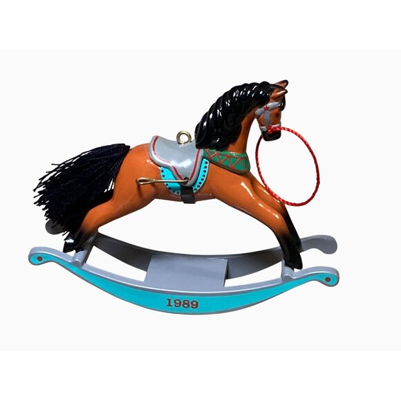 Hallmark Keepsake Ornament Rocking Horse Series 1989 Handcrafted Collectible - Picture 5 of 10
